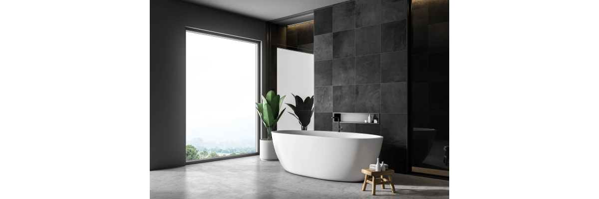 Moderne Badgestaltung mit schwarzen Fliesenprofilen – Design, Schutz und Stil im Bad - Moderne Badgestaltung mit schwarzen Fliesenprofilen – Design, Schutz und Stil im Bad