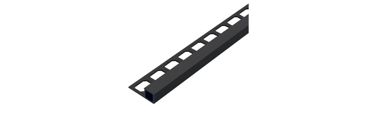 Schwarze Quadratprofile Fliesenprofile schwarz - Schwarze Quadratprofile – moderne Fliesenprofile in Schwarz für klare Linien