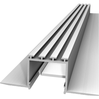 LED Alu Profil L24 inklusive Abdeckung 200cm