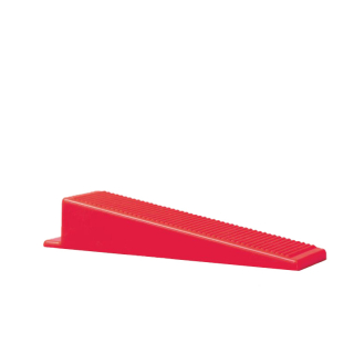 Nivellierkeile rot, wiederverwenbar