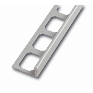 Winkelabschlussprofil Aluminium eloxiert silber 250cm