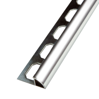 Rundprofil Alu silber hochglanzeloxiert glänzend 250cm