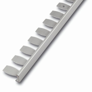 Flexibles biegsames Winkelprofil Alu silber eloxiert 250cm