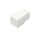 Quadrat Eckstück Kunststoff 9mm weiß