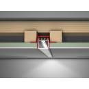 SET LED Alu Profil M28/M24 mit Abdeckung 200cm