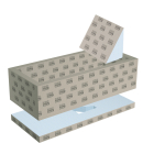 Badewannenbausatz befliesbar bis 2m 1 Dreieck