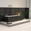 Badewannenbausatz befliesbar bis 2m 2 Dreiecke mit Montage-Kit
