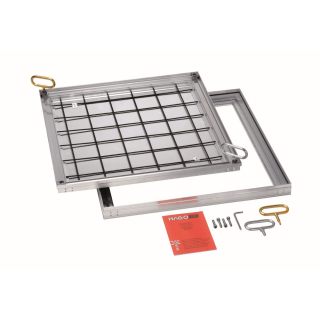 Begehbare Schachtabdeckung Alu befliesbar