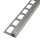 Quadratprofil Alu 10mm titan hochglanzeloxiert gebürstet 10mm 250cm