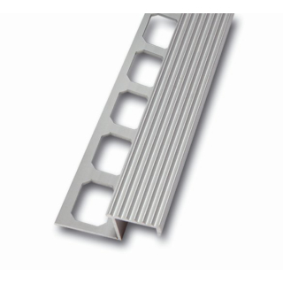 Treppenstufenprofil Alu geriffelt 300cm