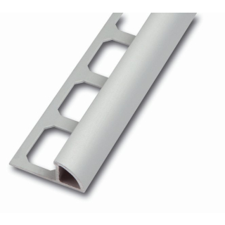 Viertelkreisprofil Alu eloxiert matt 300cm