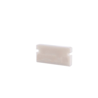 Kunststoff Endkappen für AU-Flach Alu Profil weiß