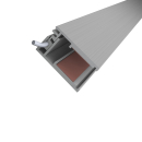 LED Profil Halterung und Montageschiene für Glasscheiben 200cm