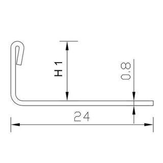 Winkelprofil Edelstahl V4A glnzend 250cm