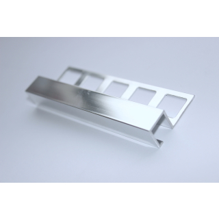 Quadratprofil Alu silber hochglanzeloxiert 7mm 250cm