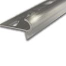 Edelstahl Treppenstufenprofil mit Florentiner Design...