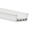 Flaches LED U Profil mit Flügel 200cm