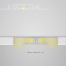 TBP10 LED Trockenbau Profil Set 200cm weiß