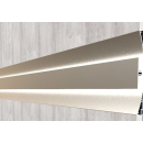 TBP11 LED Trockenbau Profil Set 200cm silber eloxiert