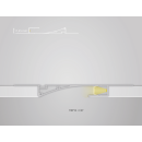 TBP12 LED Trockenbau Leuchtenmodul 200cm silber eloxiert