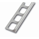 Winkelabschlussprofil 18,5mm Alu eloxiert silber 250cm