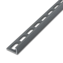 Winkelprofil Alu Struktur 250cm 11mm grau metallic