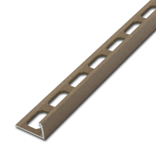 Winkelprofil Alu Struktur beige 250cm