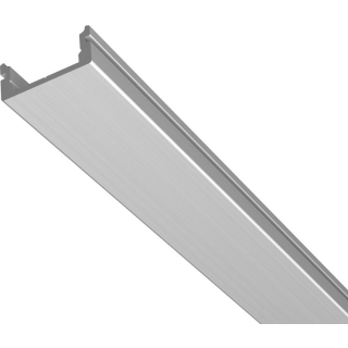 Flaches Alu LED U Profil 200cm wei