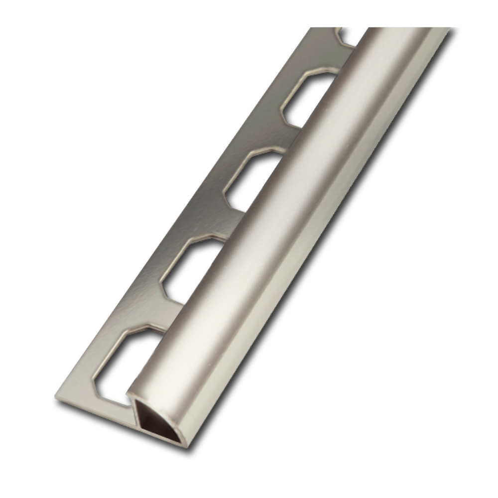 Rundprofil Aluminium hochglanzeloxiert Titan, 250 cm – Beispielansicht