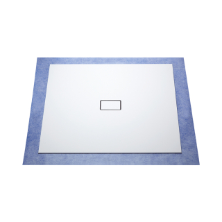 Duschboard mit Mineralwerkstoff und Punktablauf 140x100x5,2mm