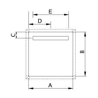 Duschboard mit Mineralwerkstoff und Rinne 100x140x5mm