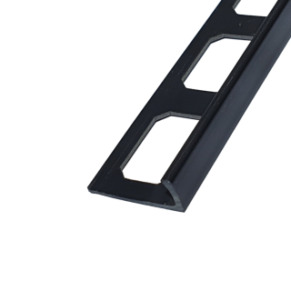 Winkelprofil Kunststoff schwarz 250cm 12,5mm