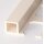Fliesenschiene Quadratprofil Kunststoff matt 250cm 11mm altweiß