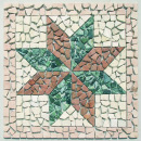 Mosaik Marmor Rosone, Rosa Perlino, Rosso Verona, Verde...