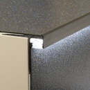 LED Treppenkantenprofil edelstahlfarbig eloxiert für...