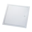 Revisionstür verzinktem Stahlblech pulverbeschichtet weiss 400x400mm