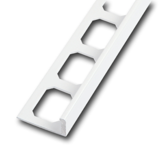 Winkelabschlussprofil Alu pulverbeschichtet 250cm weiss