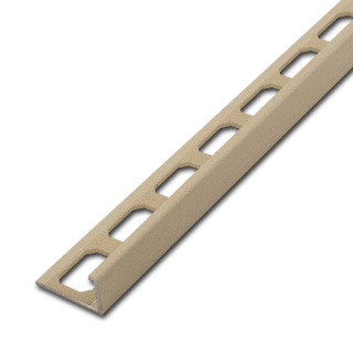 Winkelabschlussprofil Alu Struktur 250cm sand