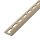 Winkelabschlussprofil Alu Struktur 250cm sand 8mm