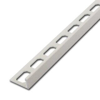 Winkelabschlussprofil Alu Struktur 250cm dolomit 12,5mm