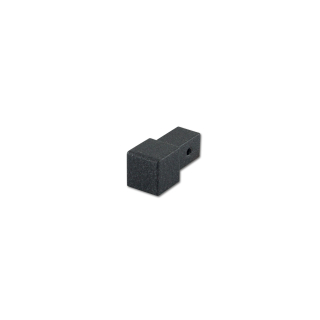 Quadrat Eckstück Alu Struktur anthrazit 11mm