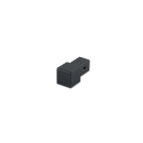 Quadrat Eckstück Alu Struktur anthrazit 11mm