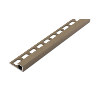 Quadratprofil Alu Struktur 250cm quarz