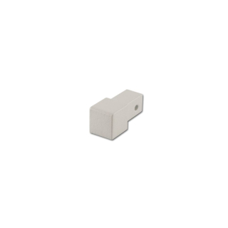 Quadrat Eckstück Alu Struktur dolomit 10mm