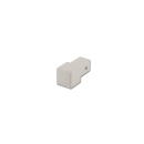 Quadrat Eckstück Alu Struktur dolomit 10mm