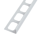 Winkelabschlussprofil Alu pulverbeschichtet 250cm manhattangrau 10mm