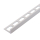 Winkelabschlussprofil Alu Struktur 250cm kreide 10mm
