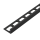 Winkelabschlussprofil Alu Struktur 250cm schwarz