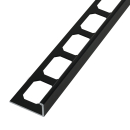 Winkelabschlussprofil Alu schwarz hochglanzeloxiert 250cm