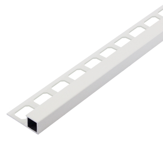 Quadratprofil Alu Struktur 250cm arctic
